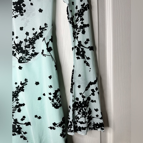 Anastasia Mesh Mini Dress Blue / Fashion Nova - Picture 14 of 15